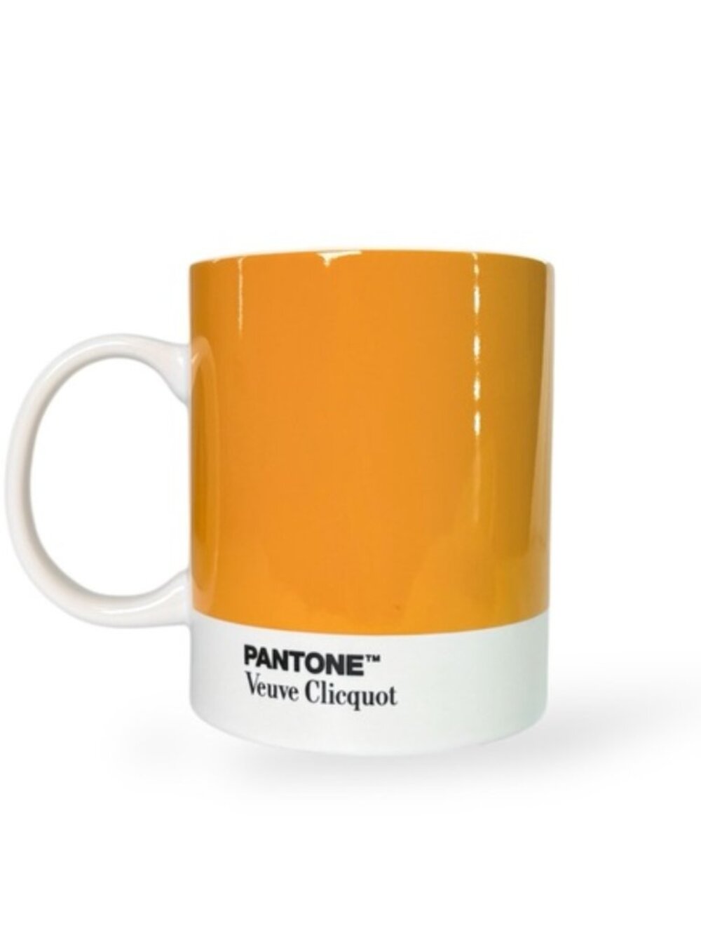 PANTONE Copenhagen.Design Art Veuve Cliquot Yellow Coffee Tea Cup Mug RARE